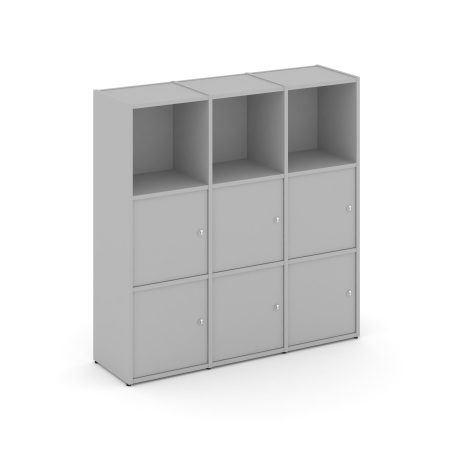 Стеллаж Locker Plus LK.K-003 1188x350x1203 (Серый)