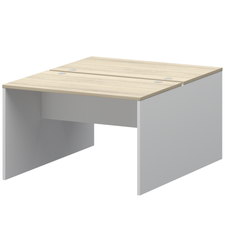 Бенч двойной Смарт СМСР25-2.12.73 1200x1496x750 (Белый/Кронберг)