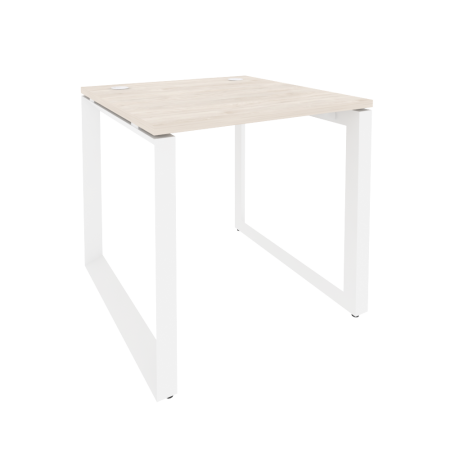 Стол рабочий на О-образном м/к Onix O.MO-SP-0.8 780x800x750 (Денвер Светлый/Белый Металл)