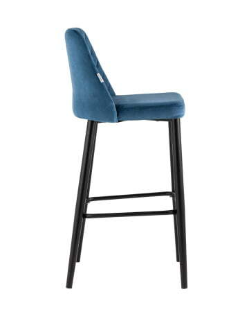 Стул барный Диего велюр пыльно-синий (Стул барный Диего синий)