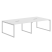 Конференц-стол Xten-Q Серебро XQSCT 2714 2720x1406x750 (Легно темный)