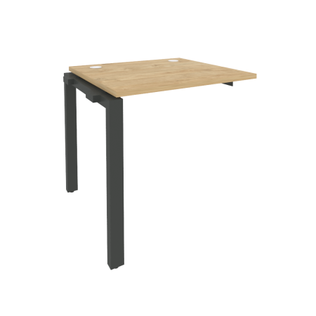 Наборный элемент рабочей станции на П-образном м/к Onix O.MP-1.NRS-0.7 780x720x750 (Тиквуд Светлый/Черный металл)