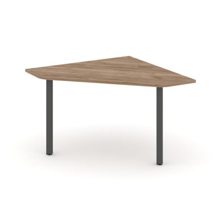 Угловой элемент переговорного стола SN-5.UPRG-031 (1180х1180х750) (Дуб Табак/Металл Антрацит)
