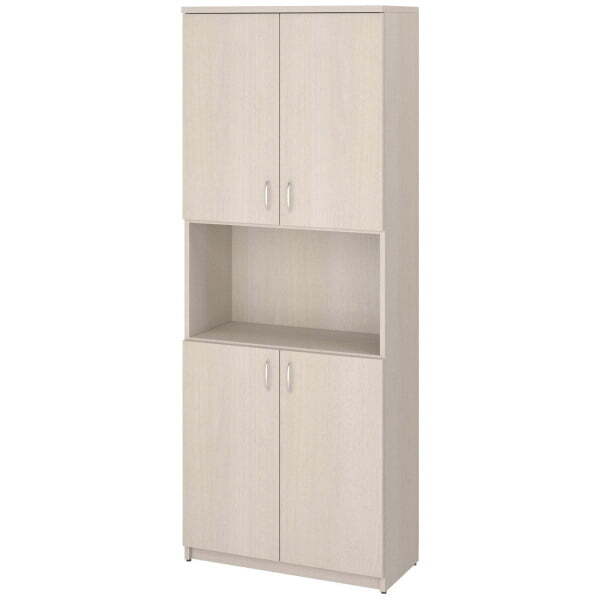 Шкаф закрытый с нишей Этюд 2593 768x370x1994 (Дуб Шамони светлый)