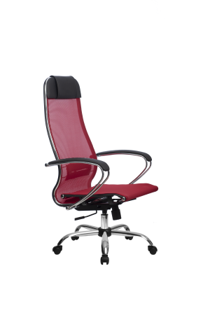 Кресло для руководителя Метта МЕТТА-12(MPRU)/подл.131/осн.003 (Красный)