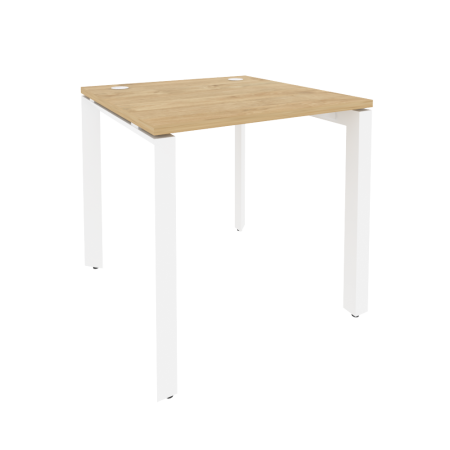 Стол рабочий на П-образном м/к Onix O.MP-SP-0.8 780x800x750 (Тиквуд Светлый/Белый Металл)