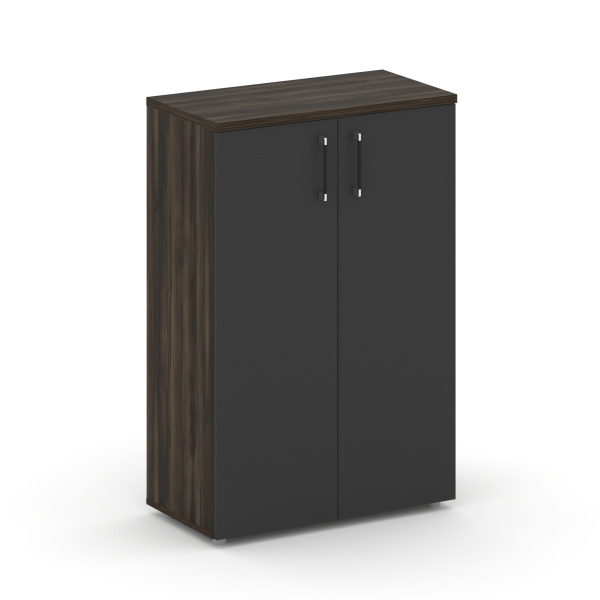 Шкаф средний широкий Shift SK.ST-2.3 (800x420x1207) (Дуб Мали-Антрацит)