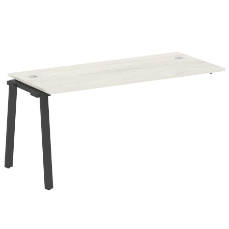 Проходной наборный элемент рабочей станции Metal System Style БА.ПРС-СП-1.4 1600x720x750 (Дуб Наварра/Антрацит металл)