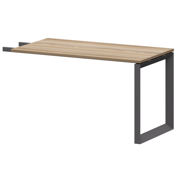 Бриф-приставка на металлокаркасе Аргентум-МП НТМПБ.О-735 xx (Дуб сафари/Антрацит)