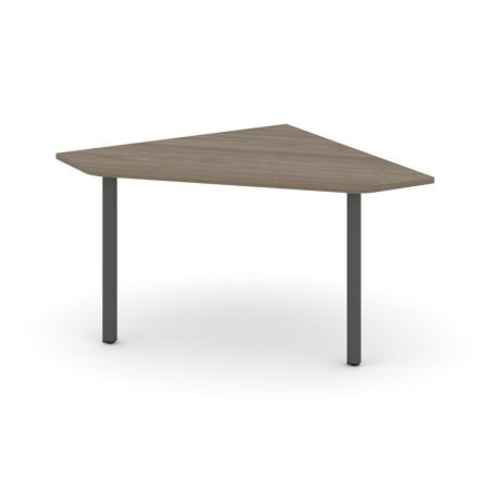 Угловой элемент переговорного стола SN-5.UPRG-031 (1180х1180х750) (Вяз Благородный/Металл Антрацит)