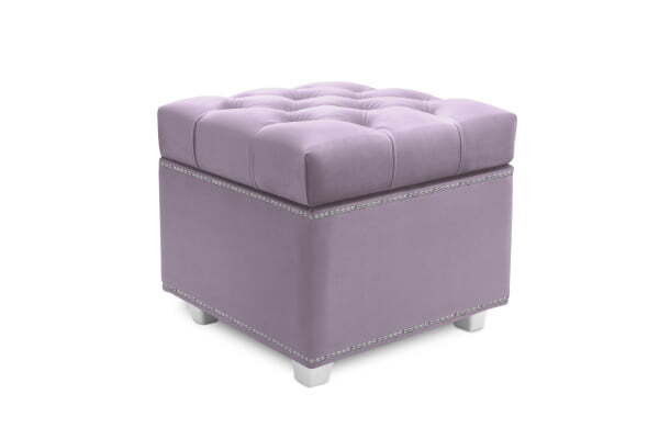 Пуф Marcele 400 (420x420x450) Пудровый (Пудровый)