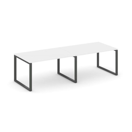 Стол переговорный SN-6O.SPRG-013.3 (2760х980х750) (Белый/Металл Антрацит)