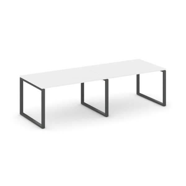 Стол переговорный SN-6O.SPRG-011.3 (1960х980х750) (Белый/Металл Антрацит)