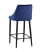 Стул полубарный Коби велюр синий (Стул полубарный Коби синий)