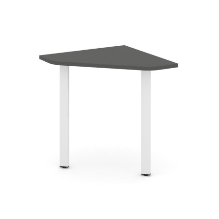 Угловой элемент стола SN-6.USP-021 (800х800х750) (Антрацит/Металл Белый)