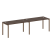 Рабочая станция на 2 раб.места Metal System Style БП.СМ-2.3 2800x720x750 (Дуб Наварра/Серый металл)