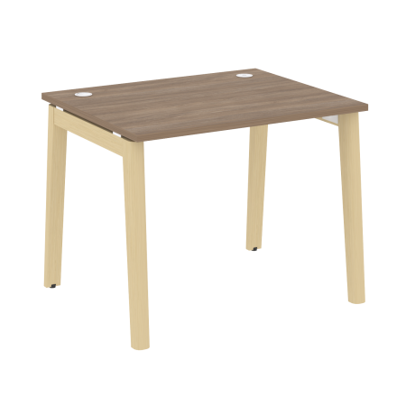 Стол рабочий на деревянных опорах Onix Wood OW.SP-1.8 980x800x750 (Дуб Аризона/Дуб Светлый)