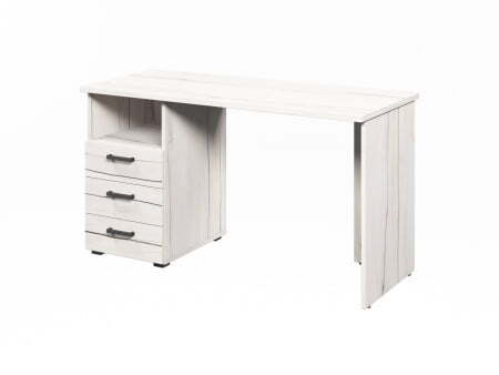 Стол на опорной тумбе L-28 1350х590х750 (Таксония Айвори)