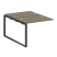 Проходной наборный элемент рабочей станции Metal System Style БО.ПРС-СП-2.1 1000x1475x750 (Дуб Наварра/Серый металл)