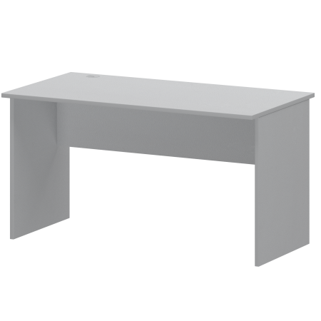 Стол с кабель каналом слева Арго А-003.К.ЛВ 1400x730x760 (Серый)