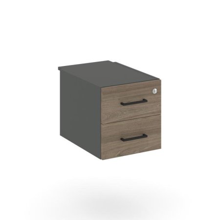 Тумба с 2 ящиками SN.TP-032 (343х507х356) (Антрацит/Вяз Благородный)