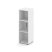 Шкаф средний узкий SN.STU.E-202(L) (400х400х1203) (Антрацит/Тиквуд Светлый/Прозрачный)
