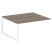 Проходной наборный элемент рабочей станции Metal System Style БО.ПРС-СП-2.4 1600x1475x750 (Дуб Наварра/Серый металл)
