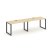 Рабочая станция 1 сторонняя SN-6O.ORS-013 (2760х700х750) (Тиквуд Светлый/Металл Антрацит)