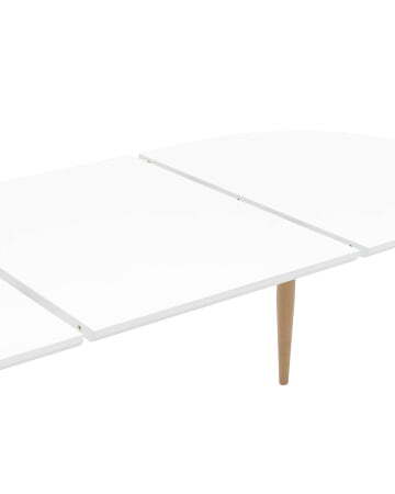 Стол обеденный Берген раскладной 120-180*80 белый (Стол обеденный Берген белый)