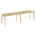 Рабочая станция на деревянных опорах Onix Wood OW.RS-2.3.7 2760x720x750 (Тиквуд Светлый/Дуб Темный)