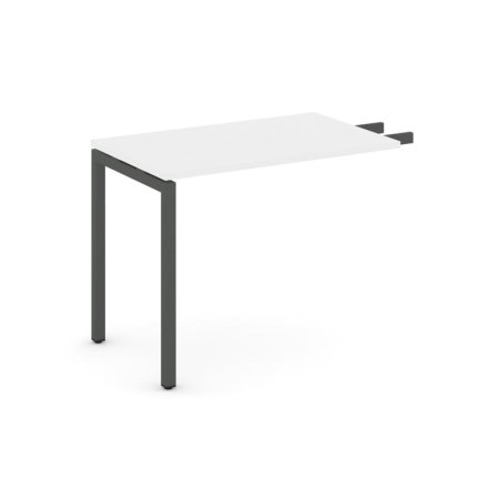 Брифинг-приставка SN-4P.BR-001 (580х600х750) (Белый/Металл Антрацит)