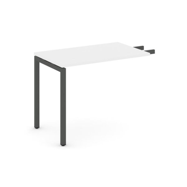 Брифинг-приставка SN-4P.BR-001 (580х600х750) (Белый/Металл Антрацит)