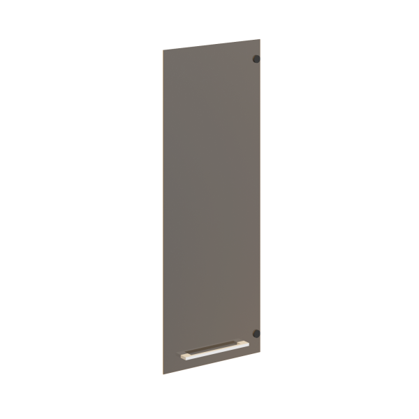 Дверь стеклянная с фурнитурой Alto AMGT 42-1 + AMGT 42-F Тонированное стекло 422x4x1132 (Дуб Базель/Белый)