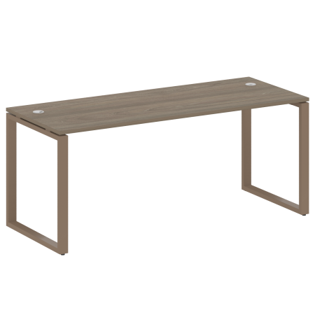 Стол письменный Metal System Style БО.СП-5 1800x720x750 (Вяз/Мокко металл)