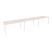 Рабочая станция на П-образном м/к Onix O.MP-RS-3.3.7 4140x720x750 (Тиквуд Темный/Белый Металл)