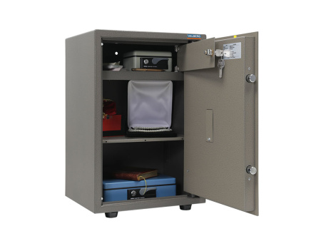 Офисный сейф VALBERG ASM-63T EL (Коричневый)