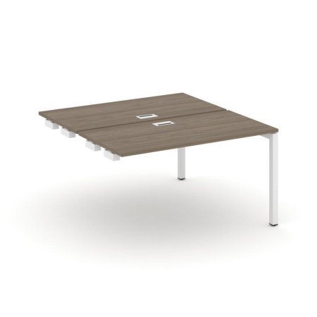 Стол-приставка к опорным элементам SN-5P.DPRS-024 (1580х1632х750) (Вяз Благородный/Металл Белый)