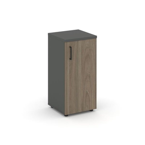 Шкаф низкий узкий SN.STU-301(R) (400х400х833) (Антрацит/Вяз Благородный)