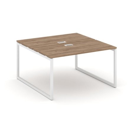 Рабочая станция 2-х сторонняя SN-4O.DRS-001 (980х1232х750) (Дуб Табак/Металл Белый)