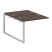 Проходной наборный элемент рабочей станции Metal System Style БО.ПРС-СП-2.1 1000x1475x750 (Дуб Наварра/Серый металл)