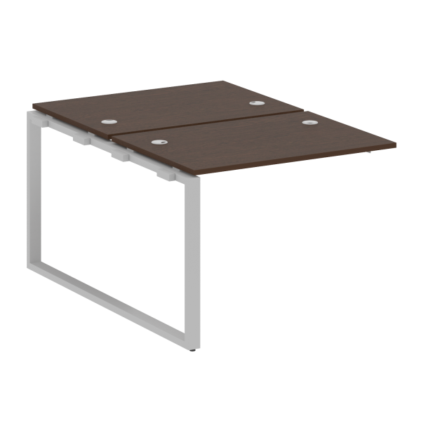 Проходной наборный элемент рабочей станции Metal System Style БО.ПРС-СП-2.1 1000x1475x750 (Венге Цаво/Серый металл)