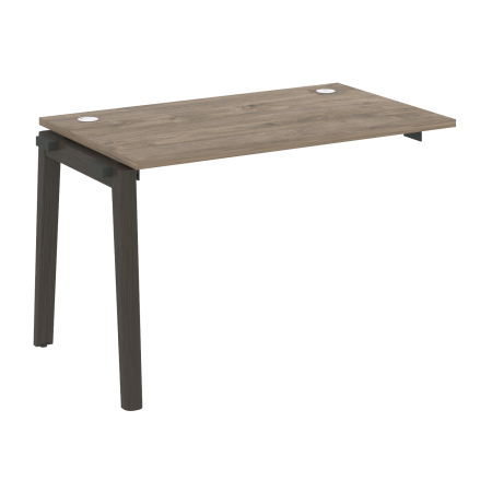 Наборный элемент рабочей станции на деревянных опорах Onix Wood OW.1.NRS-2.7 1180x720x750 (Тиквуд Темный/Дуб Темный)