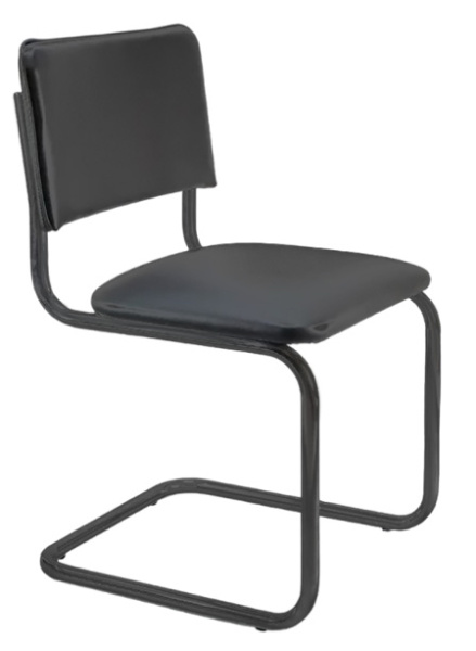 Стул офисный Сильвия 01S Черный (Черный)