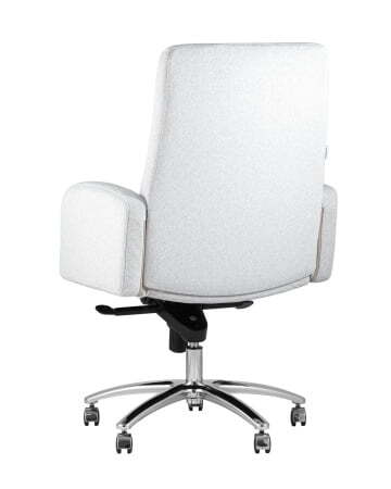 Кресло руководителя Лансет микровелюр светло-серый (Компьютерное кресло Лансет светло-серый)