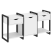 Тумба на регулируемых опорах наборная VR.L-TN-6.O 1440x460x719 (Тиквуд Темный/Белый металл)