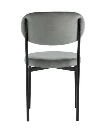 Стул Бриф велюр тёмно-серый (Стул Бриф темно-серый)
