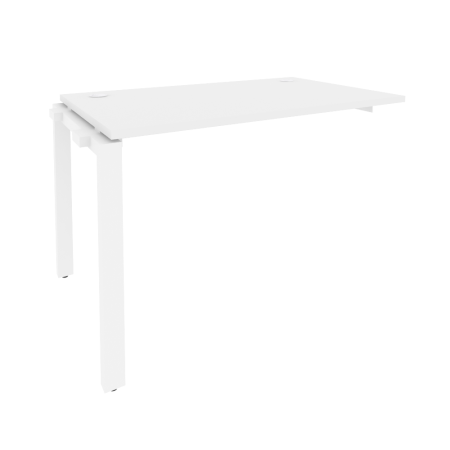 Наборный элемент рабочей станции на П-образном м/к Onix O.MP-1.NRS-2.7 1180x720x750 (Белый Бриллиант/Белый Металл)