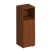 Шкаф для документов средний узкий позузакрытый Комфорт МП2 К 367 400x380x1230 (Дуб шамони темный)