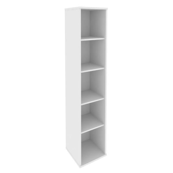 Стеллаж узкий высокий Style Л.СУ-1 412x410x1980 (Белый)