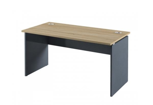 Стол письменный с заглушками Инновация I-25 1500х750х750 (Дуб сонома/Антрацит)